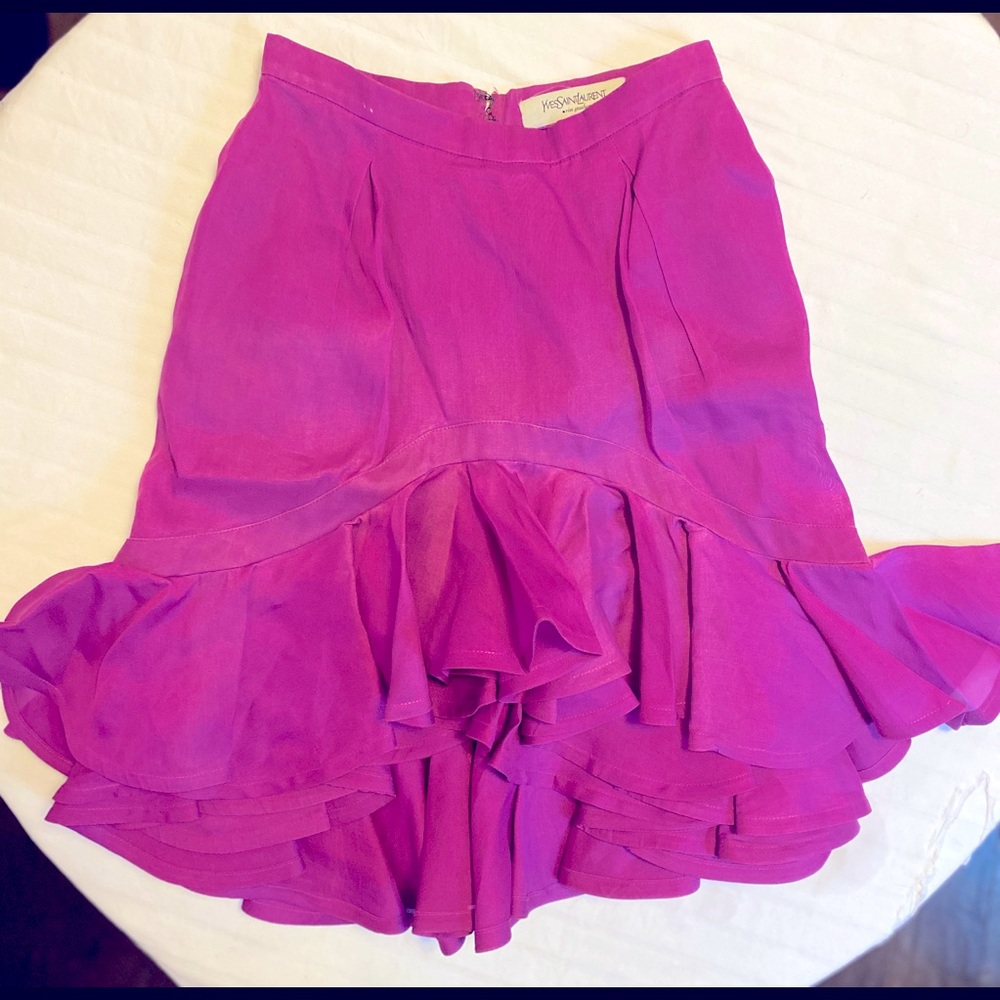 Vintage YSL high waist mini